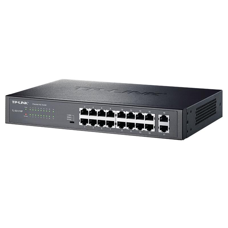 TP-LINK TL-SG1218P 16-Port Gigabit PoE Unmanaged Ethernet Switch