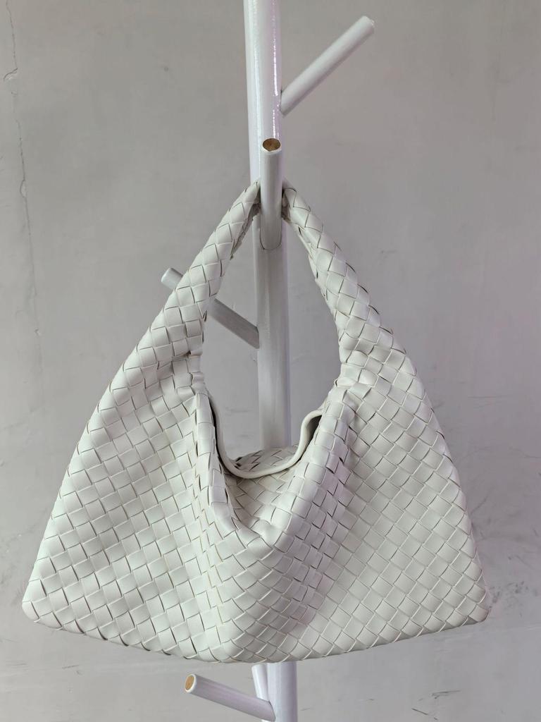 Плетеная женская сумка для пельменей: Осенне-зимняя мода, вместительная, трендовая универсальная сумка для поездок на работу