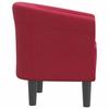 VidaXL Cabriolet Armchair, Chair with Armrests, Sofa with Backrest, Padded Seat, Living Room Bedroom Office Furniture, 356427