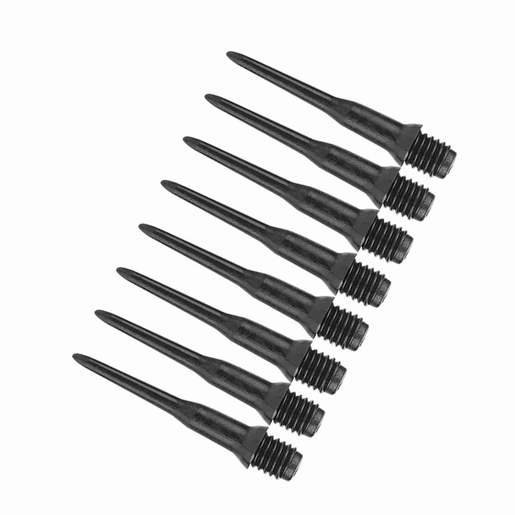 100pcs Plastic Dart Spots Needle Soft Tips Replacement Set Accessory for Electronic Darts Black