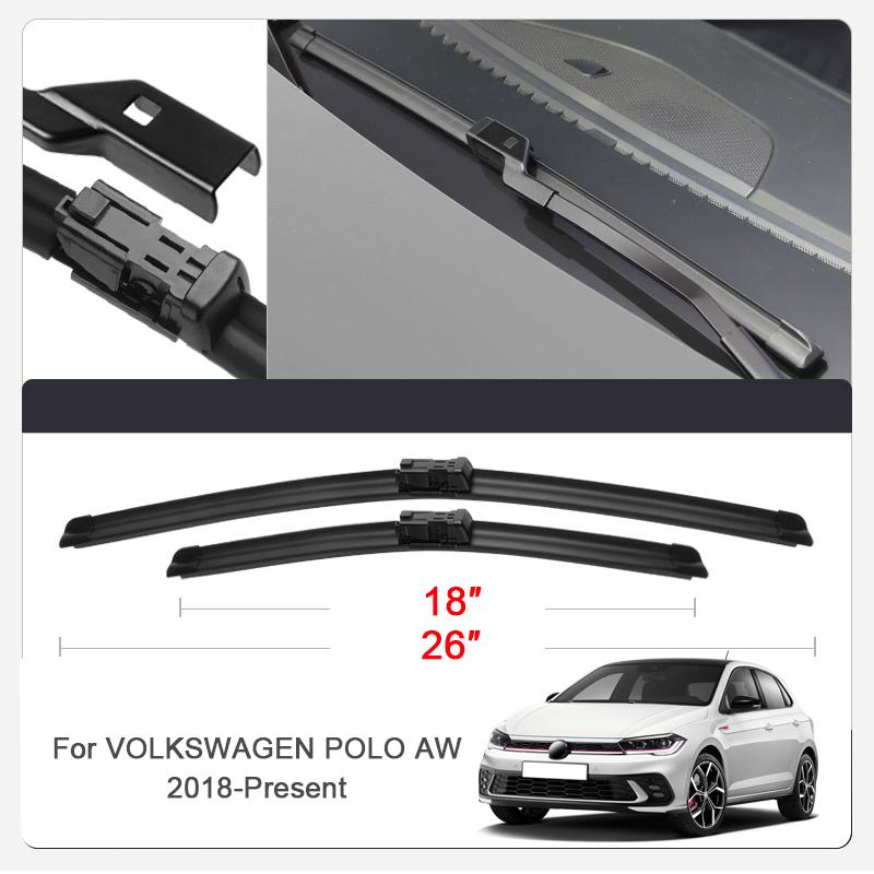 2шт автомобильные лезвия резиновые дворники для лобового стекла Volkswagen Altas Teramont Golf ID.3 ID.4 ID.5 ID.6 ID.7 JETTA TAOS T-CROSSTOUAREG