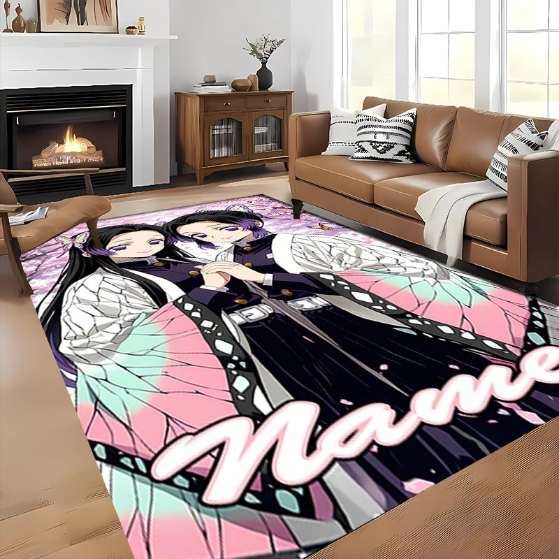 Custom personalization Demon Slayer character theme Area Rug - Perfect For Kitchen, Bathroom,Laundry Room Decor Large Size Available,Gift All Seasons