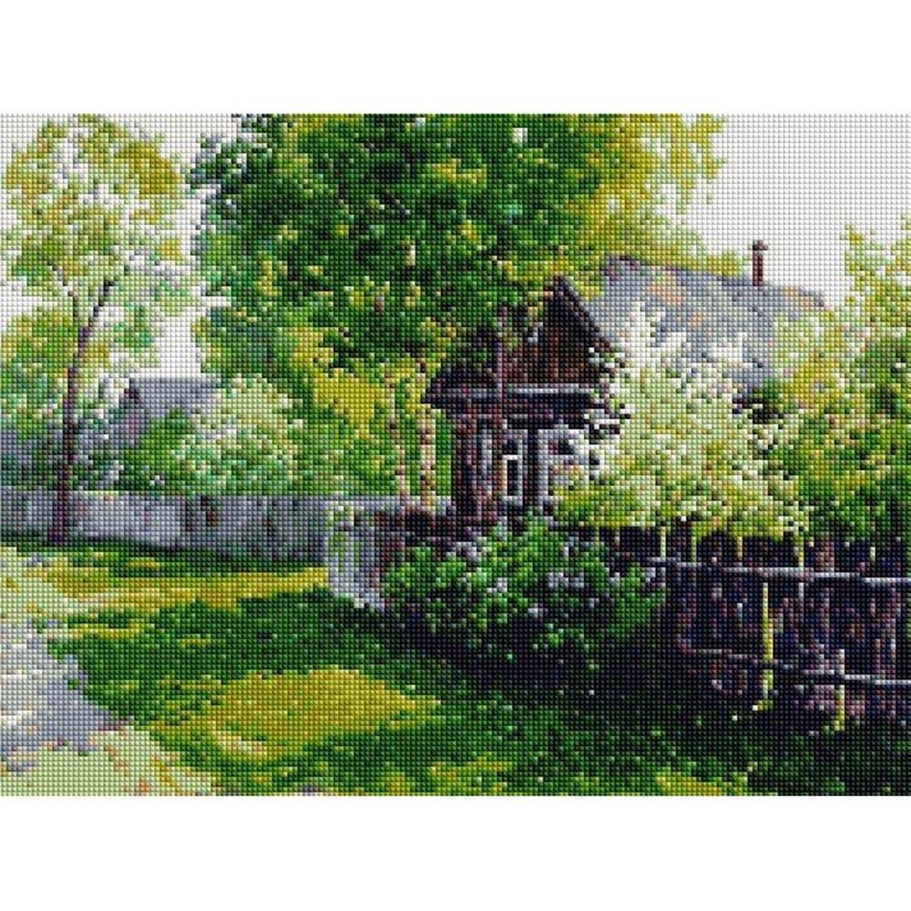Diamond Diamond Huacan Embroidery Scenery Painting Full Square Landscape Rhinestones
