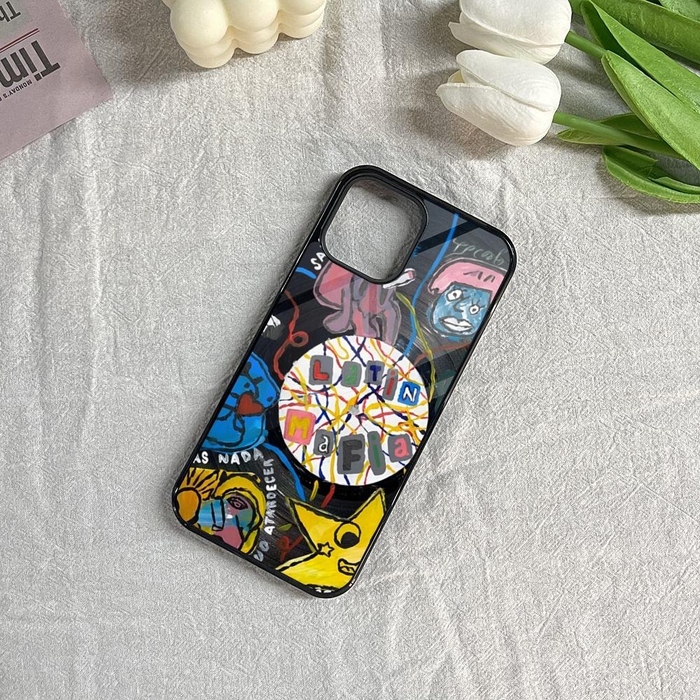 LATIN MAFIA Phone Case for Iphone 16 15 14 13 12 11 Pro Max Mini 8 Plus Se Xr X Xs Fundas Shell PC+TPU Cover