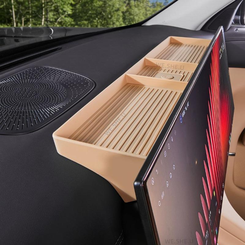 For Esteo Exlantix ET8 2026 2027 Central Control Screen Rear Storage Box ETC Non Slip Organizer Car Interior Modification