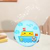 Wooden Tambourine Cute Cartoon Handheld Drum Bell Kid Educational Toys for Dancing Game Percussion Musical Instrument