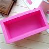 Rectangular Silicone Cake Soap Mold 1000ml Straight-Edged Square Brick-Shaped Bread Mold Chiffon Bread Cake Mold