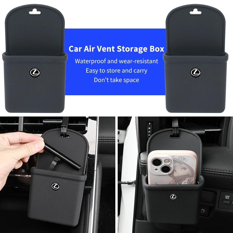 PPFX2 Car Vent Storage Box Storage Bag Tidy Organizer Phone Holder Interior For Lexus F SPORT ES ES300 GS IS GS200 LS LX570 RX300 IS25