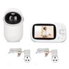 Video Baby Monitor 2 Way Voice Frequency Night Viewing 2.4G Wireless Rechargeable Battery Baby