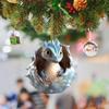 2D Christmas Dragon Pendant Dragon Egg Acrylic Dragon Pendant Dragon Baby Egg Ornament Home
