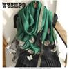 Luxury Brand Women Scarf Fashion Print Silk Scarves Summer Shawls and Wraps Soft Pashmina Lady Bandana Foulard Hijabs