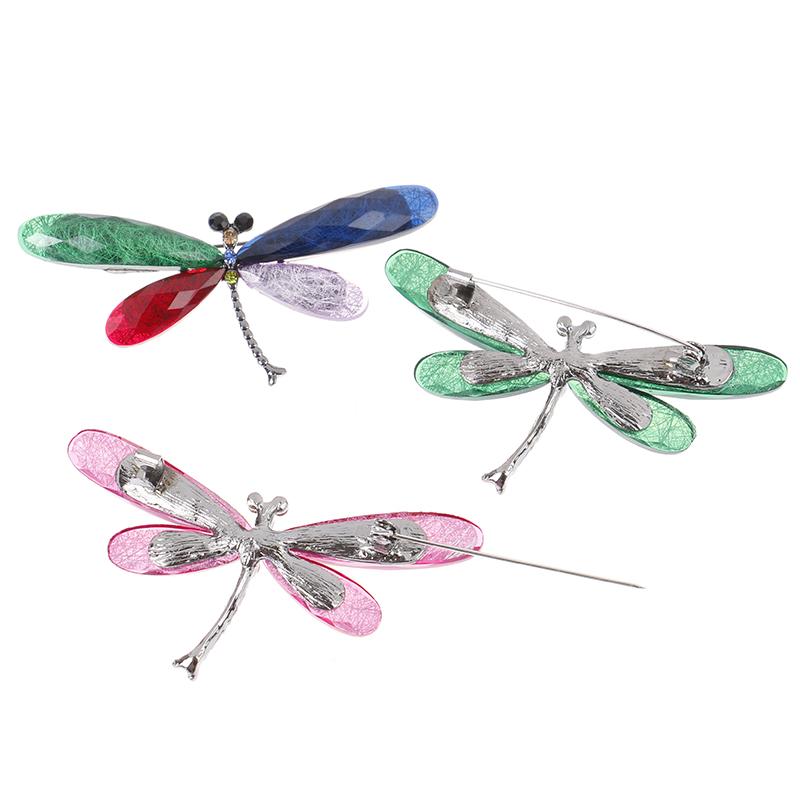1шт модные броши-стрекозы женские насекомые свадебные офисные броши булавки ювелирные изделия
