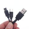 1/2 шт. Черный USB-разветвитель на Type-C, кабель-адаптер, 2/3/4/5 портов, USB C-разветвитель, кабель USB на Type C, кабель для множественной зарядки