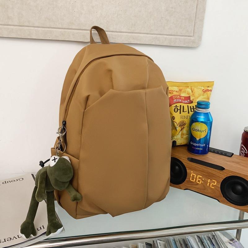 Casual Men's and Women's Bags College Students Ins Cool Simple Backpack High School Students Junior High School Students Bag Large Capacity Backpack.