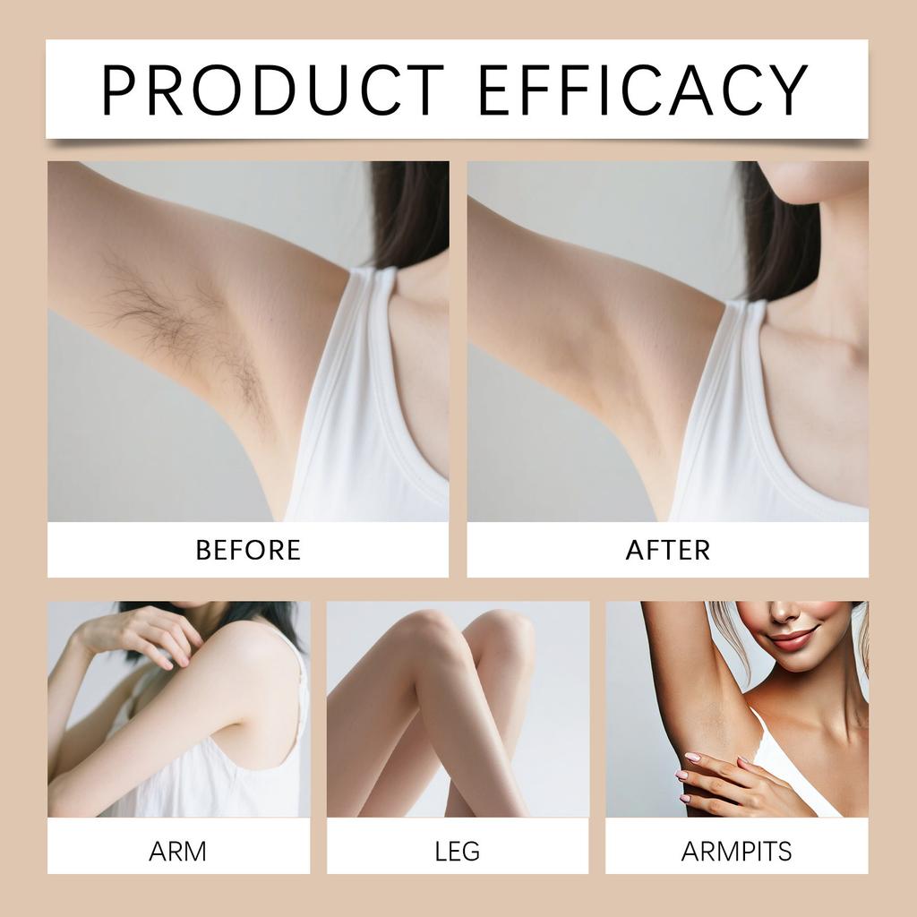 Portable And Refreshing Body Hair Removal Spray For Summer Skin Care, Leaving No Residue, With Mild Ingredients That Do Not Irritate The Skin,100ML