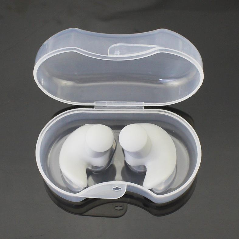 Swimming Earplugs Professional Ear Waterproof Silicone Earplugs Noise Resistant Sleep Soundproof Ear Plugs Swimming Accessories