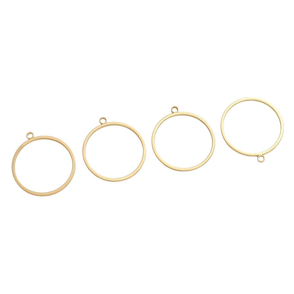 Медный круглый треугольный геометрический очаровательный кулон для изготовления ювелирных изделий своими руками, серьги, браслет, ожерелье, аксессуары