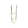 Rubber Boat 3/4/5 Step Boat Rope Ladder Yacht Boat Side Hanging Ladder Boat Folding Ladder Portable Boarding Soft Ladder