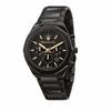 Montre Homme - Maserati - Acier Noir - Analogique - Ronde - Noir