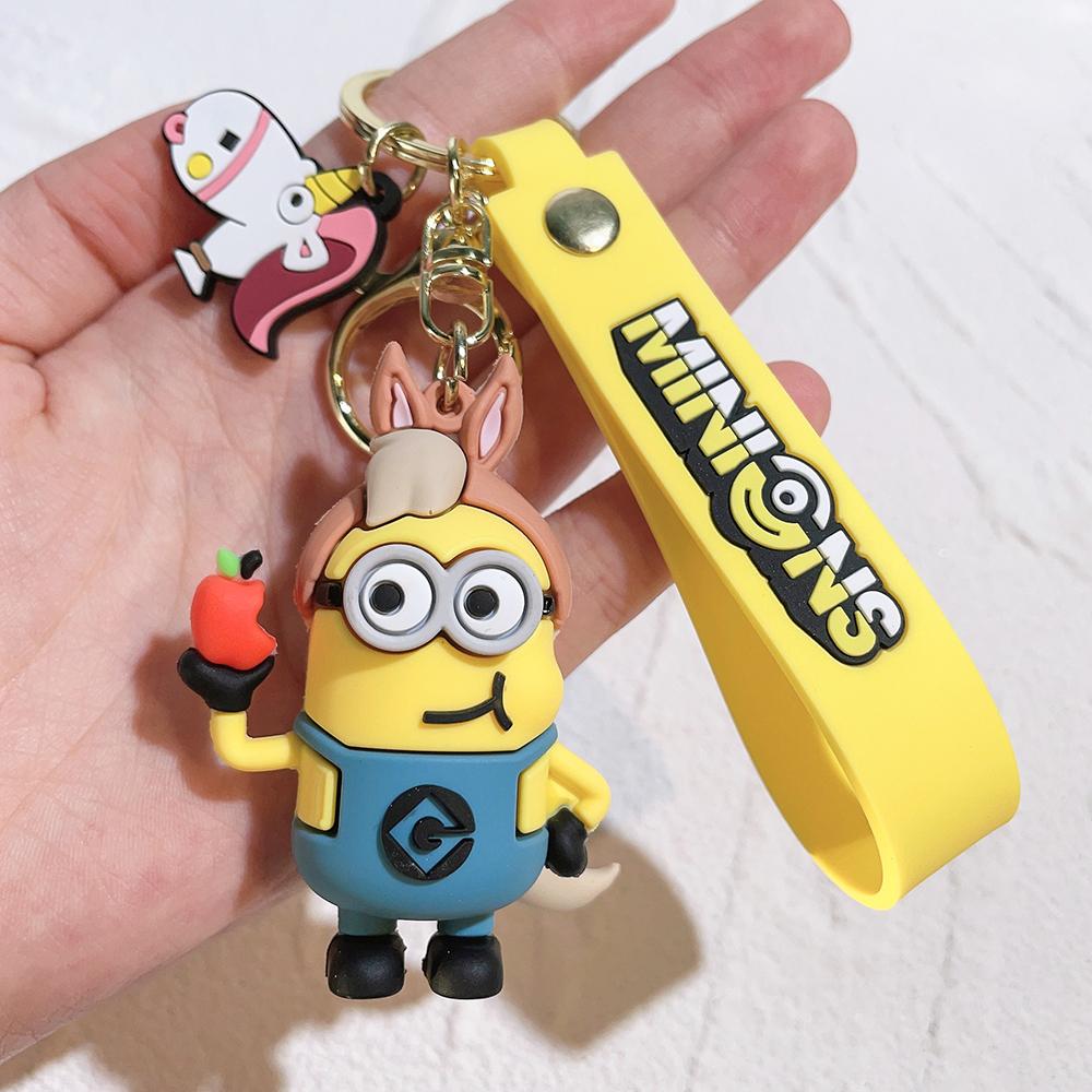 Kawai Zodiac Series Minions Figurines Toys Keychain 3D Despicable Minions Action Figures Classic Toys Xmas Gifts for Children