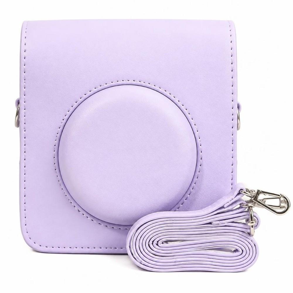 PU Leather Camera Bag Retro Camera Case for Fujifilm Instax Mini 13/12/11 Outdoor Carry