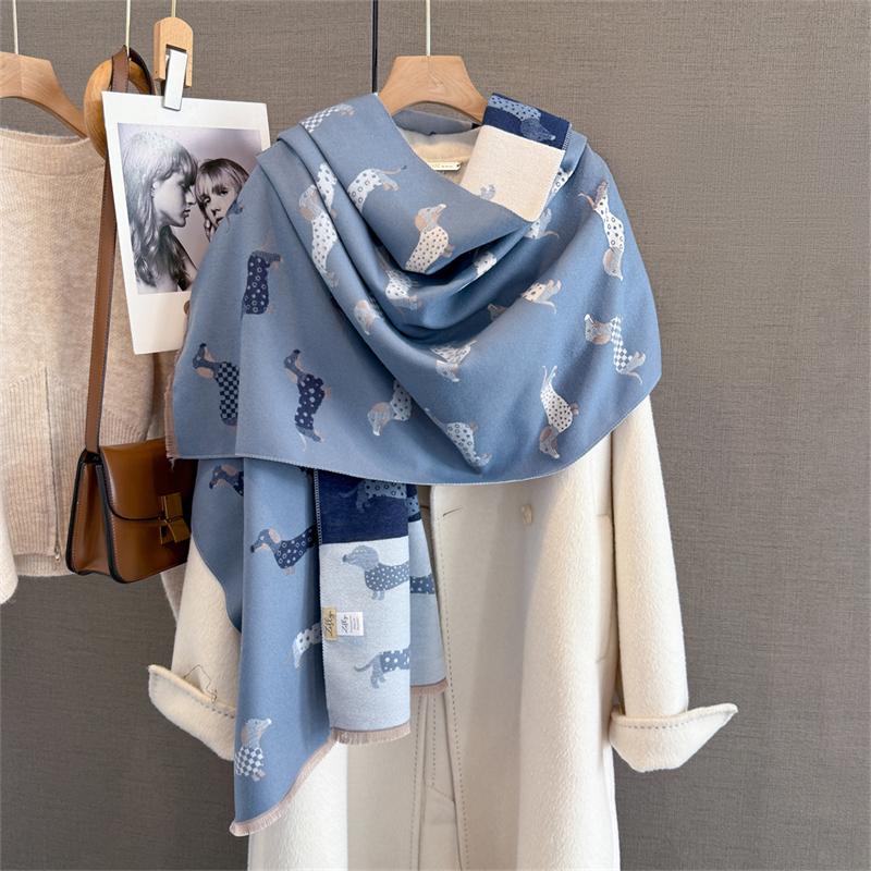 Autumn and Winter Travel Warm Cashmere Shawl Scarf Fashion Women Luxury Print Pashmina Blanket Wraps Female Poncho Bufanda