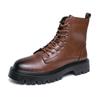Hot Selling Men's Genuine Leather Boots Winter Fashionable Work Clothes Boots Office Men's Business Boots Outdoor Casual Boots