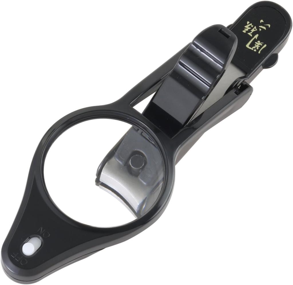 Kai Seki Magoroku Nail Made In HC3536 LED Magnifier for Easy Authentic Clippers, Japan, [Includes Viewing],
