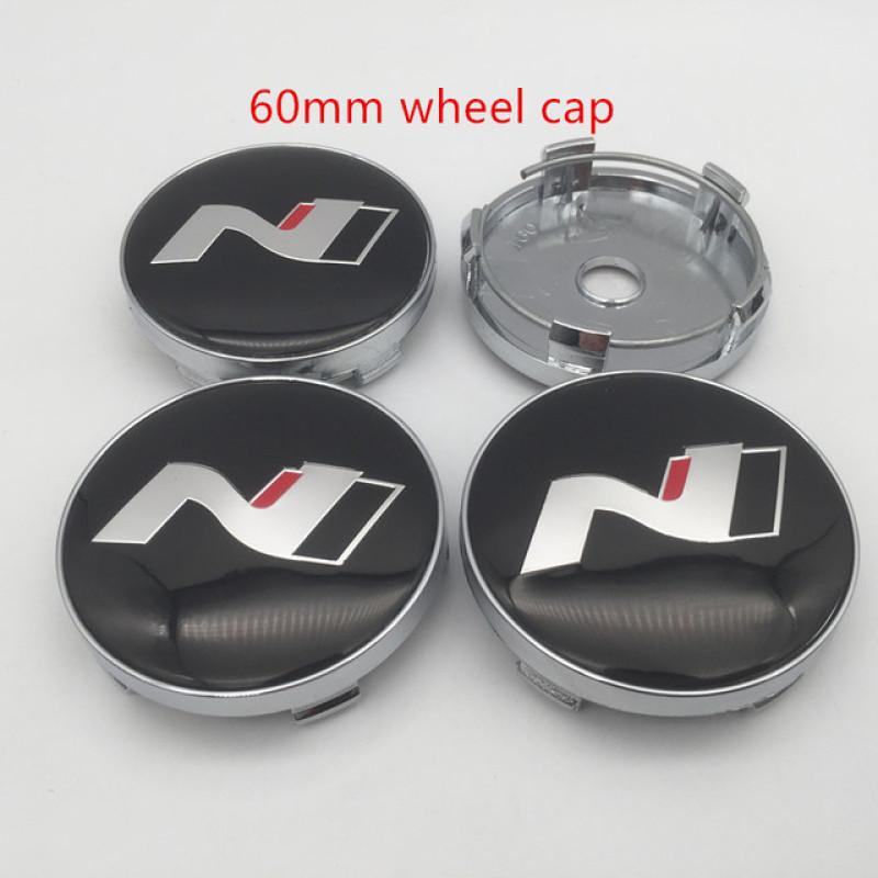4 шт. 56 мм 60 мм N LINE, центральная крышка колеса автомобиля, крышка ступицы, значок, эмблема, наклейка, аксессуары для стайлинга автомобиля