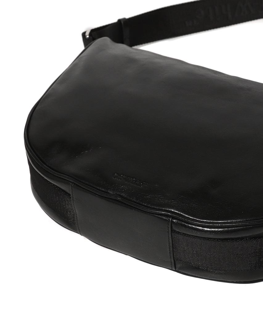 Off-White Halfmoon Shoulder Bag S Leather (Black)