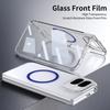 HD Прозрачный Магнитный Чехол Для Google Pixel 10 Pro Fold Кристально Чистый Чехол С Прозрачной Защитной Пленкой из Закаленного Стекла