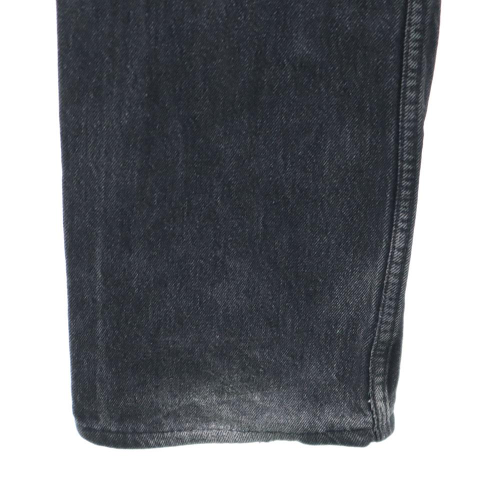 Levi's 90-е 501 Польские Евро окрашенные в черный цвет Прямые джинсы из денима Мужские Б/У