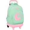 Wheeled Backpack - SAFTA - BLACKFIT8 Moon - Large, Compact, Removable - For Children - Comfortable