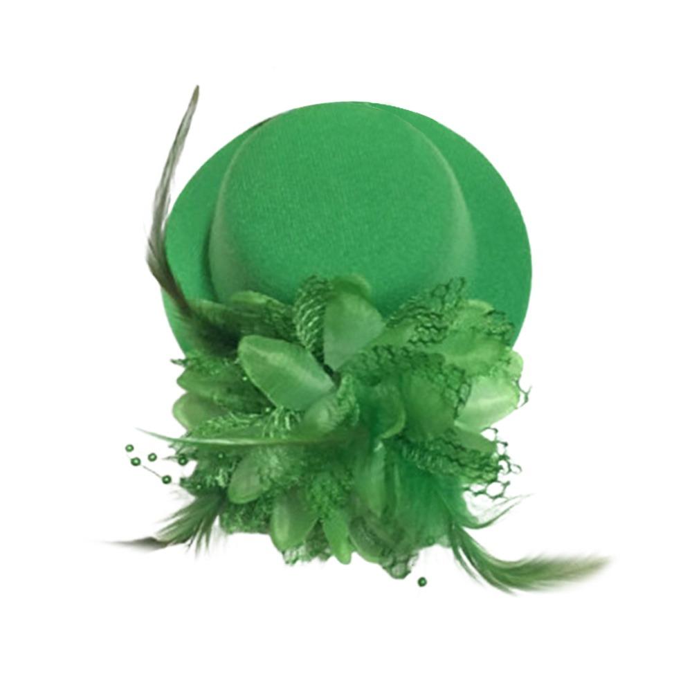 Fashion 13cm Kids Fascinators Hats Feathers Hair Accessories Cocktail Hats Makeup Prom Headwear Hats Party