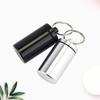 Capsule Pill Storage Box Earplugs Box Medicine Organizers Pill Case Keychain Aluminum Pill Bottle