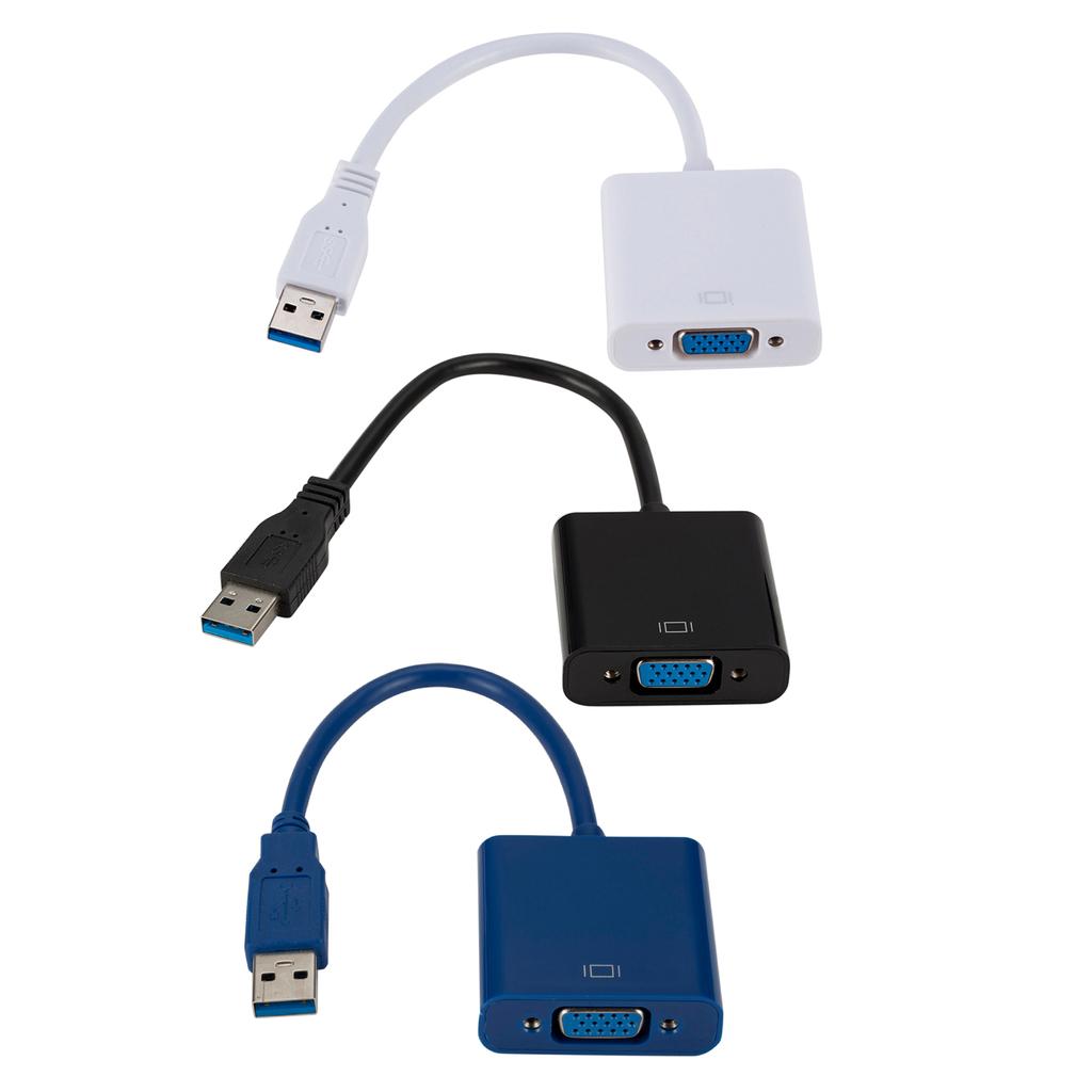 Адаптер USB3.0 к VGA USB к VGA Внешняя видеокарта VGA-конвертер для настольного ноутбука ПК для монитора