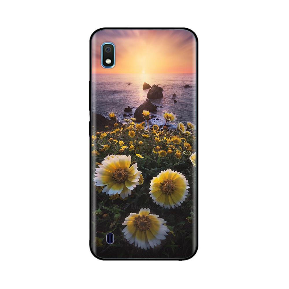 Чехол для Samsung Galaxy A10 Милый Мягкий Гладкий Жидкий Силикон Полная Защита Чехлы для Телефона Для Samsung A10 Чехол A 10 SM-A105F