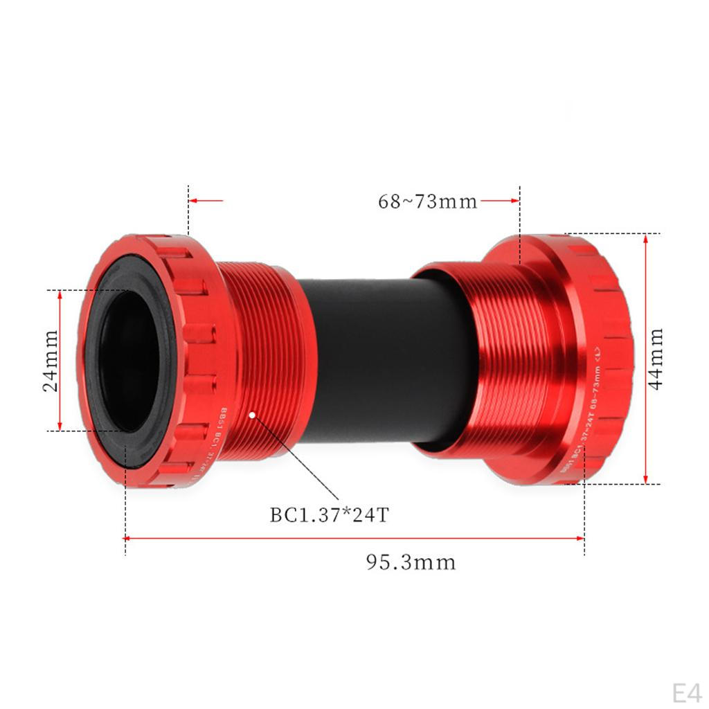 Каретка шоссейная BB51 24 мм Резьбовая Детали
