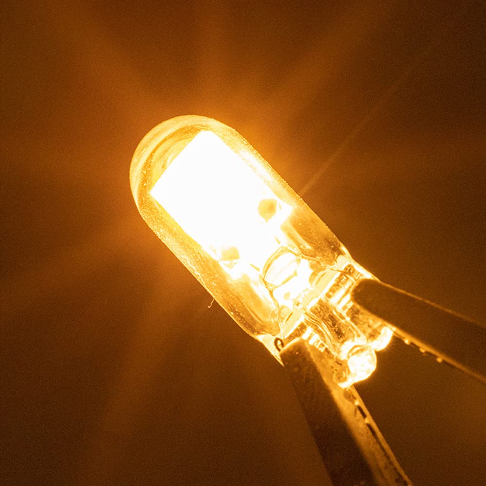 HooMoo T10 LED Позиционный светодиод Янтарный, Светодиод высокой яркости высокой спецификации, Для техосмотра транспортного средства,