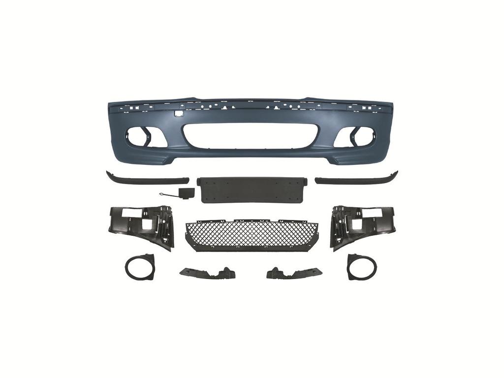 BMW 3 Series E46 Modified MT Front Bumper Kit Fog Lamp & Grille Accessories