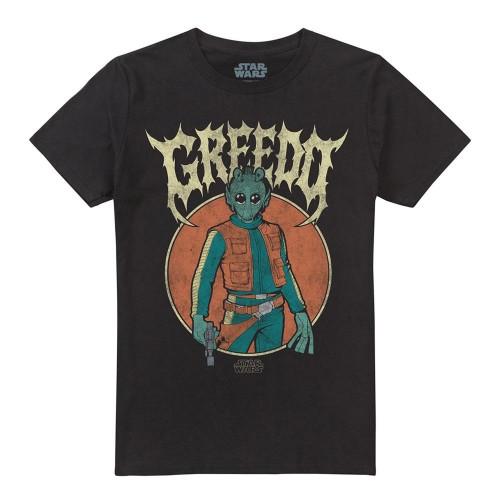 Star Wars Unisex Adult Greedo Metal T-Shirt