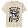 Dont Just Be Bad Be Unisexs TShirt Goth Floral Motivation Birthday Gift For Her