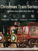 Holiday Snowfall Train Car Music Box Crystal Ball Toy for Kids & Seniors - Perfect Birthday Gift or Lamp
