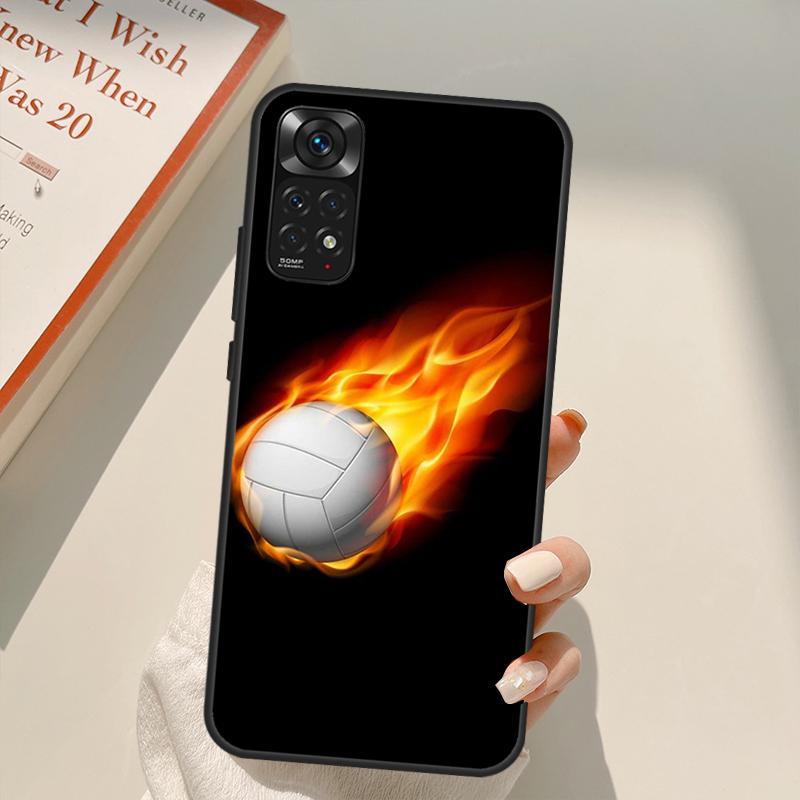 Волейбольный спорт для Redmi 10A 10C 9A 9C 9T K40 K50, чехол для игрового телефона Redmi Note 11S 10S 9S 9 10 11 Pro