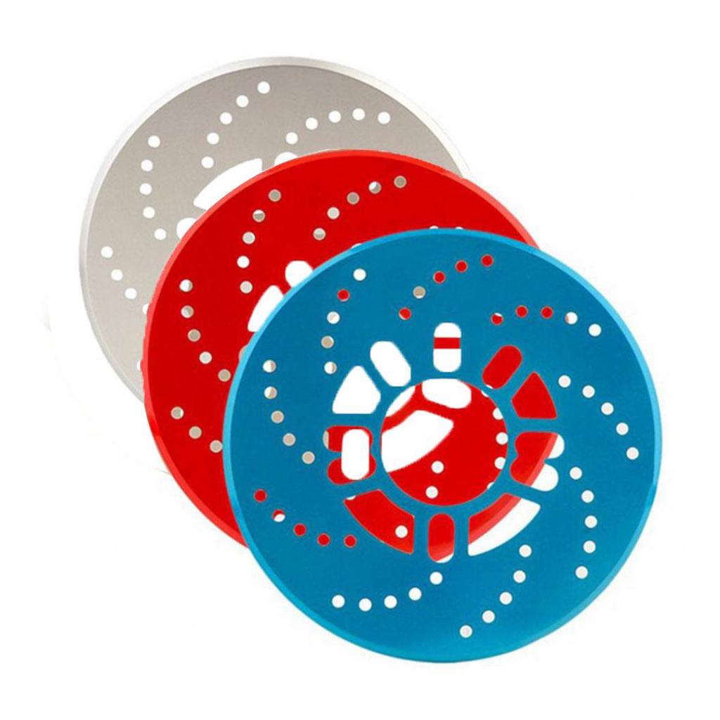 2Pcs Auto Car Vehicle Aluminum Alloy Wheel Decorative Disc Brake Cover Sheet