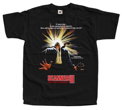 Scanners Ii The Order V1 Черная футболка унисекс Christian Duguay