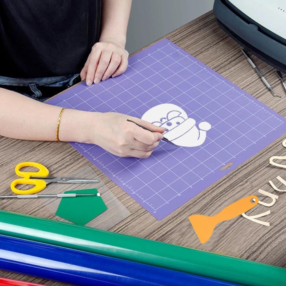 4 шт. Нескользящий коврик для резки с 1 шт. скребком для шитья, квилтинга и рукоделия