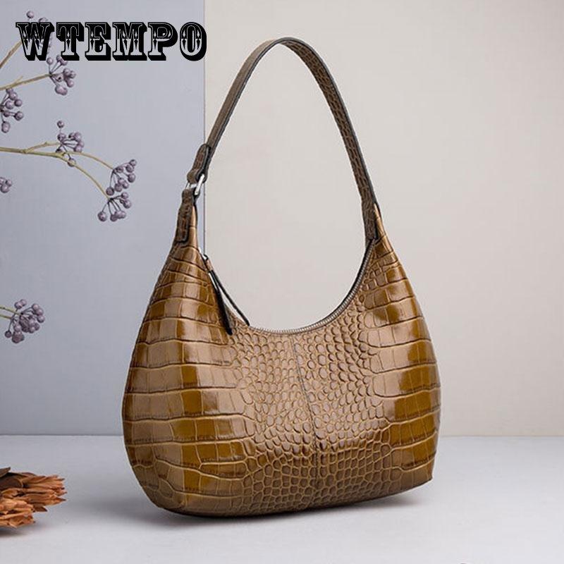 Атмосферная сумка для подмышек, женская сумка большой емкости, модная модная кожаная сумка, сумка через плечо