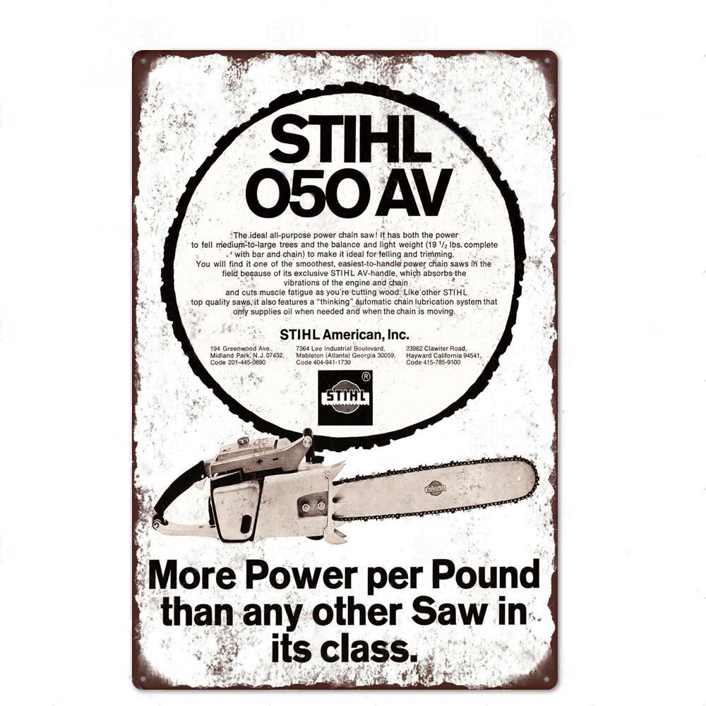 Металлическая табличка с цепной пилой, металлическая винтажная жестяная вывеска, настенный декор для человека, декоративная тарелка в пещере