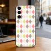 plaid background Phone Case For Samsung Galaxy A73,A72,A71,A70,A53,A52,A51,Soft Silicone Black Cover